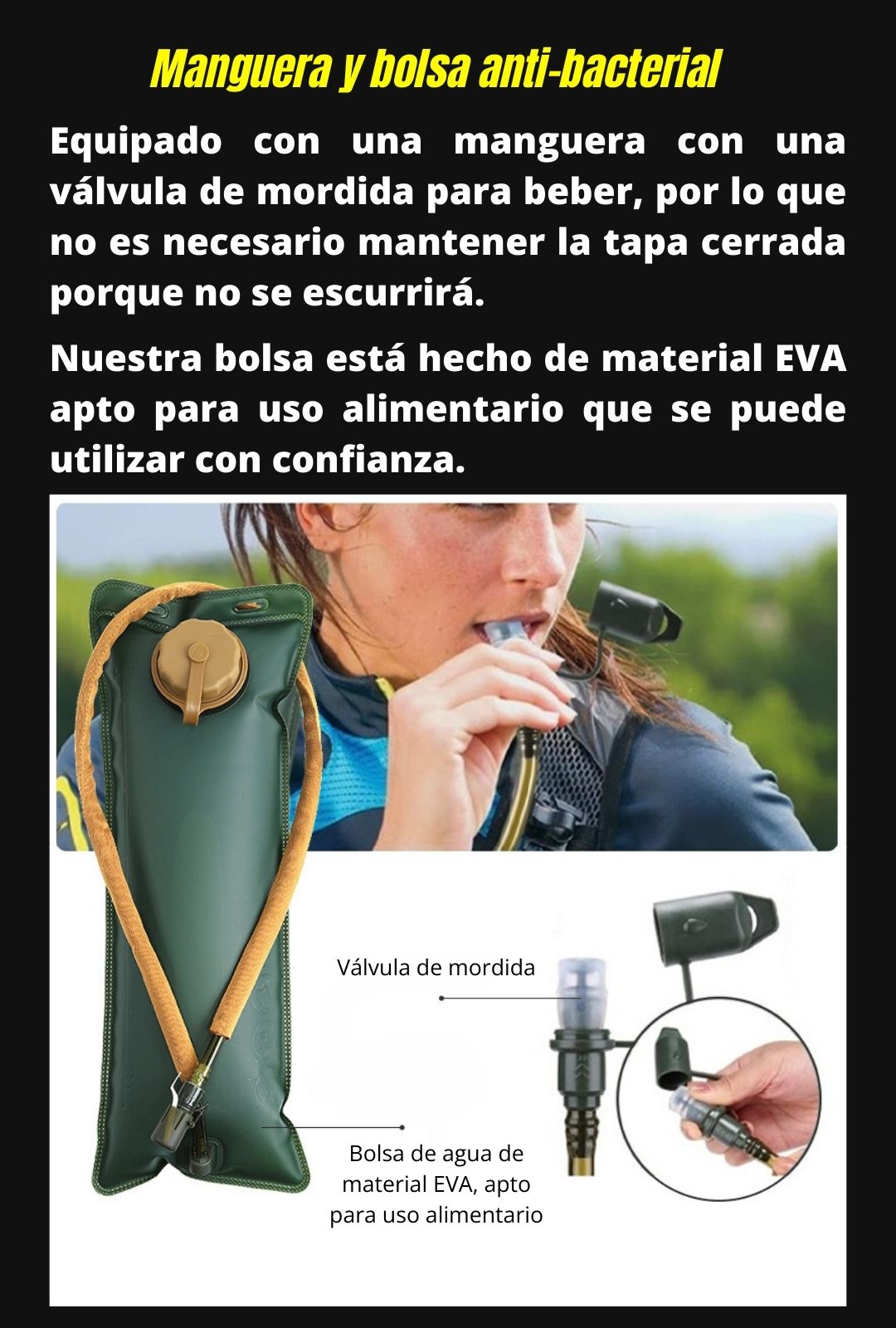 Mochila Táctica de Hidratación