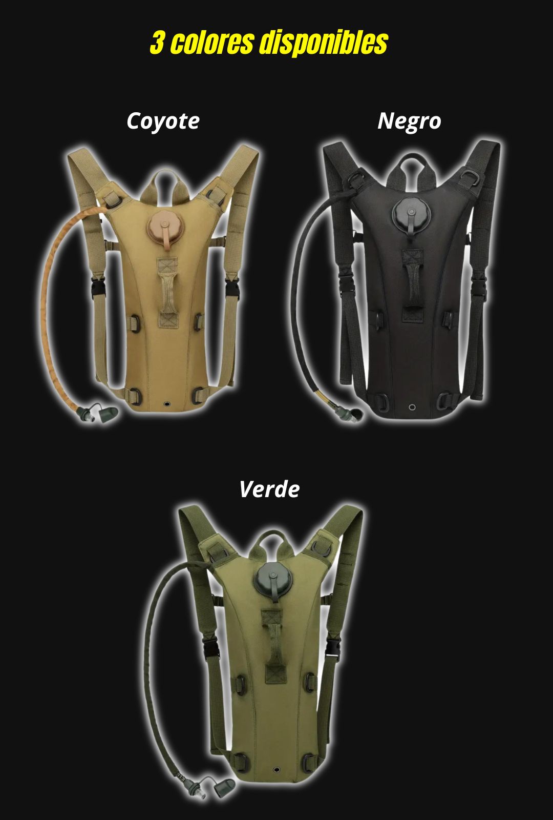 Mochila Táctica de Hidratación